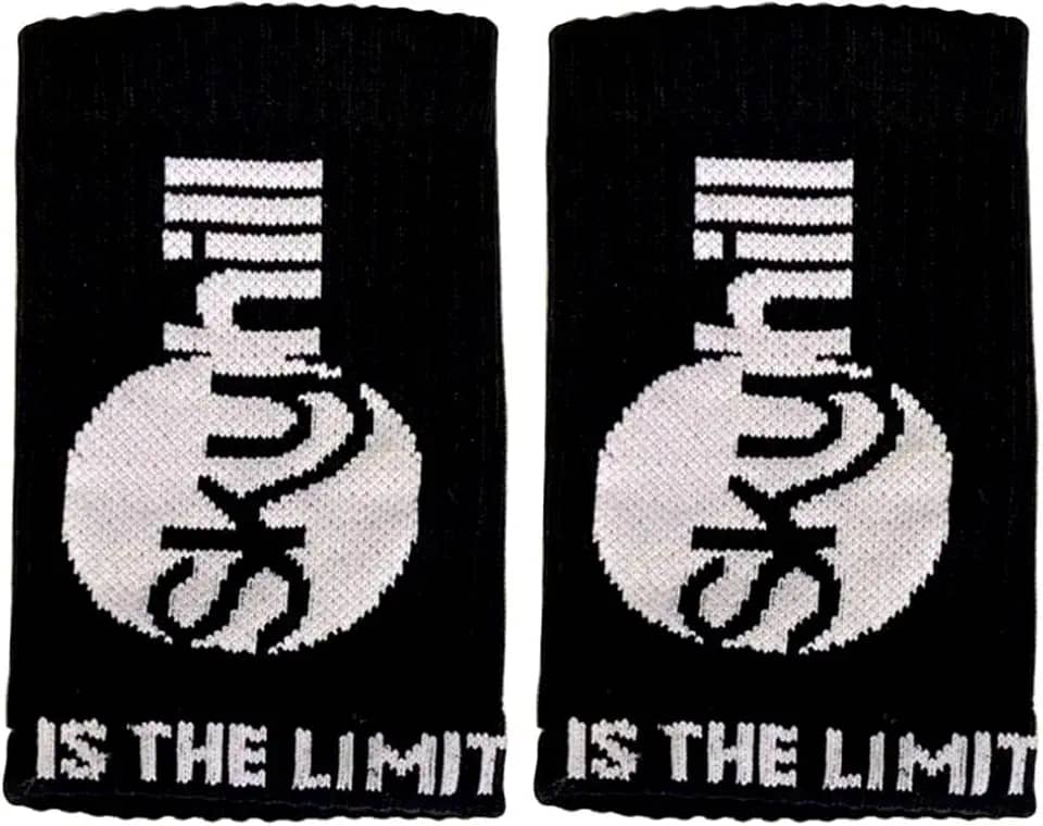 Munhequeira Skyhill Canelada Crosfit Cross Training Usar Com Grip Seca Suor Tamanho Único Preto