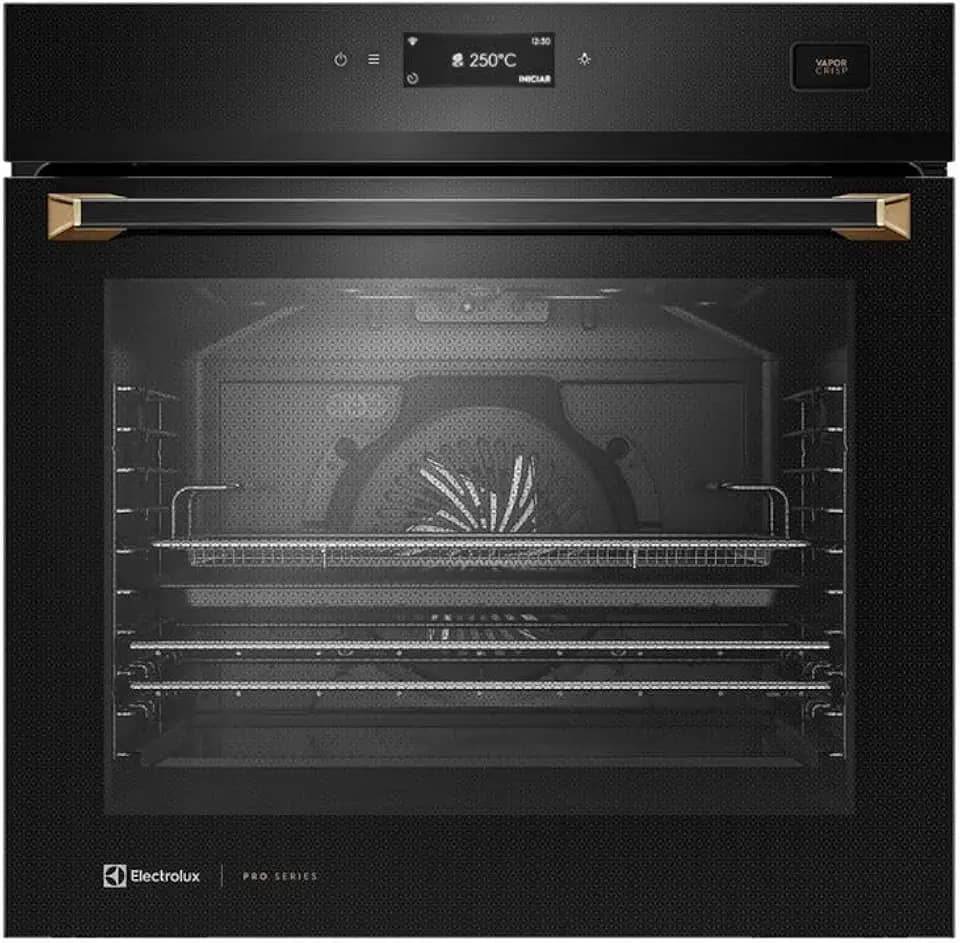 Forno de Embutir Elétrico Electrolux 80L Expert Pro Series com VaporCrisp e Conectividade (OE9XB) 220V
