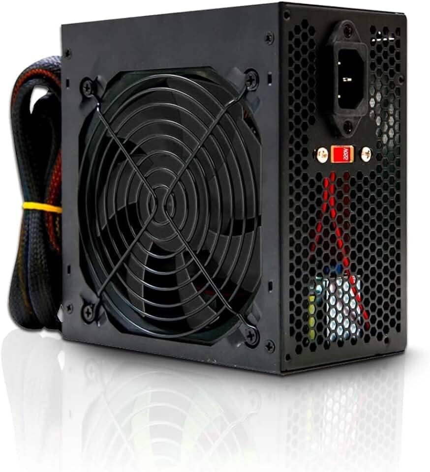 Fonte de Alimentaçao ATX Xway 500W Real Bivolt CPU 8 Pinos 2xPCIE para PC Gamer e Desktop