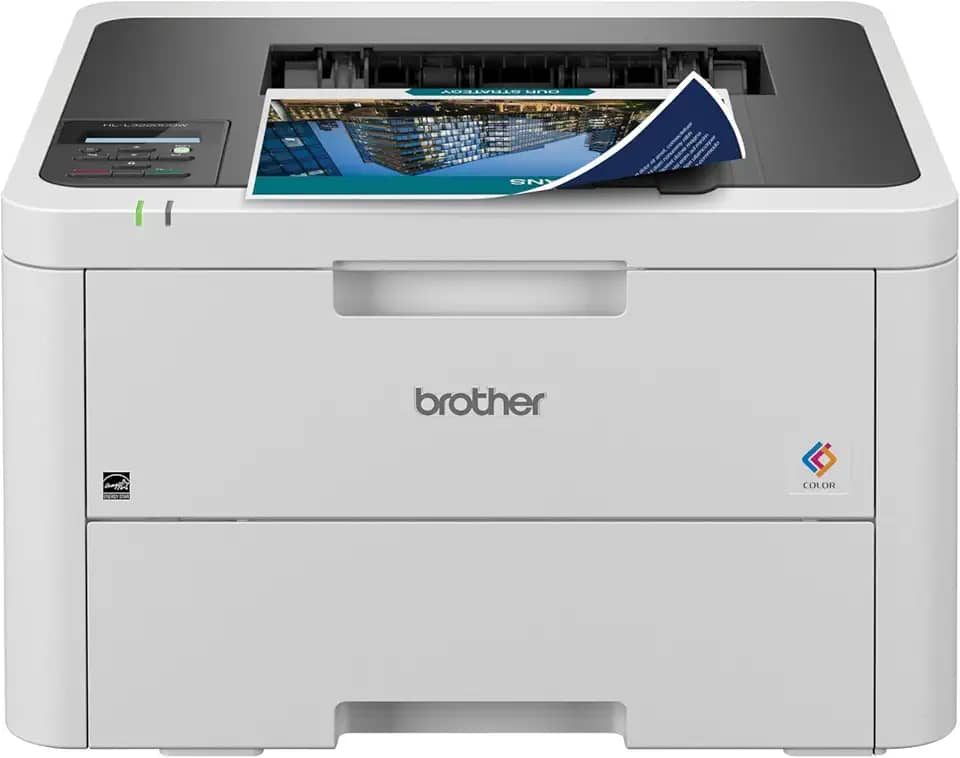 Brother Impressora digital colorida compacta sem fio HL-L3220CDW com saída de qualidade a laser, impressão duplex e de dispositivo móvel | Inclui teste de assinatura de atualização de 4 meses¹, pronto