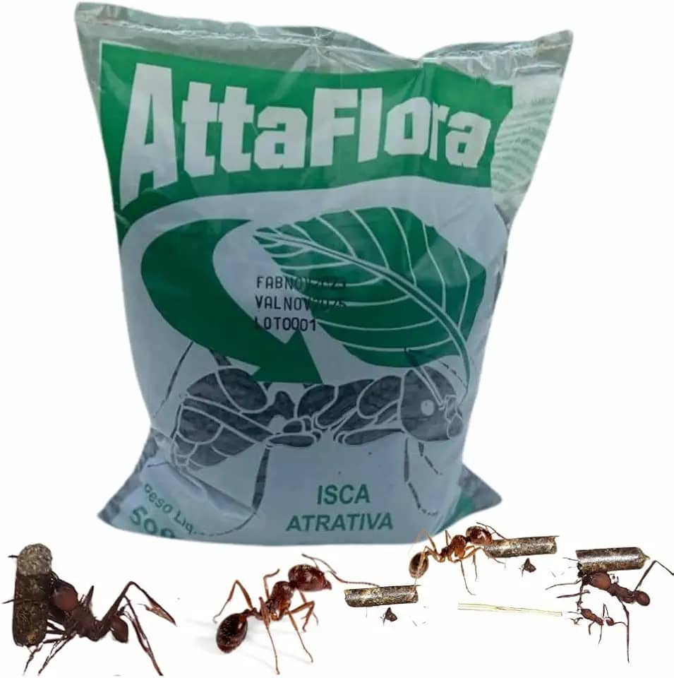ISCA GRANULADA CONTRA FORMIGAS E CUPINS CORTADEIRAS ATTA FLORA - 500g