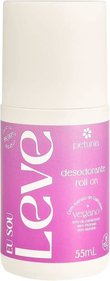 Petunia Desodorante Vegano Roll On Eu Sou Leve 55Ml