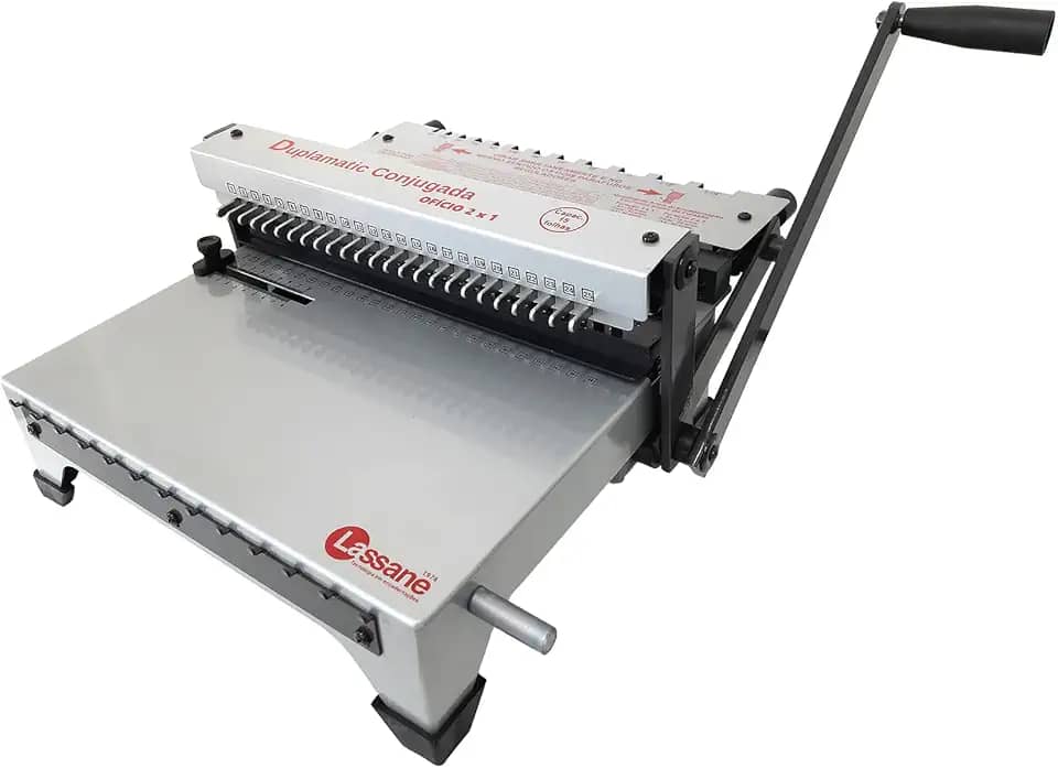 Encadernadora Wire-o Conjugada Duplamatic Passo 2x1 Lassane
