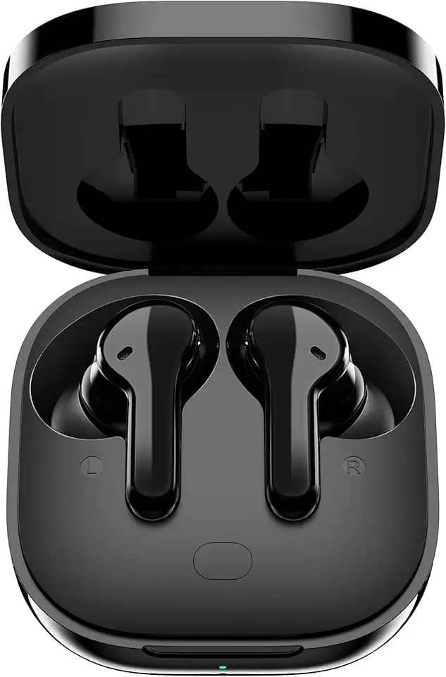 Fone de ouvido sem fio QCY T13, TWS Bluetooth 5.1 com 4 microfones Touch Control IPX5 à prova d'água 40 horas de tempo de reprodução
