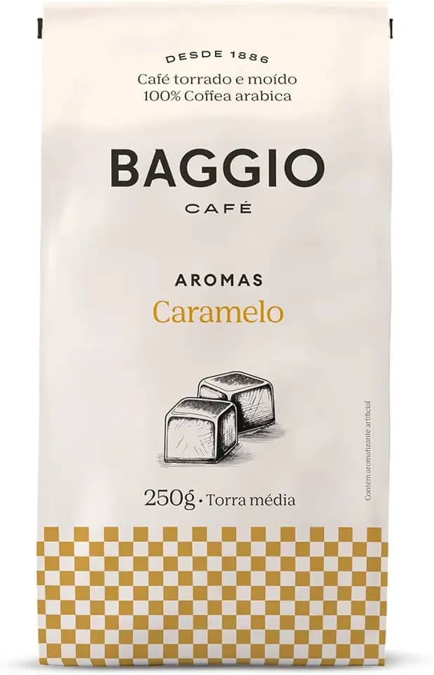 Baggio Café Café Torrado e Moído Aroma de Caramelo 250g