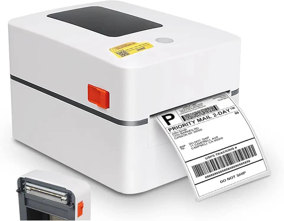 Impressora Térmica PortáTil, Adaptativa De Etiquetas De 20-118mm, Impressora Termica, Mini Impressora Termica, Impressora Térmica, Portatil, Impressora de Etiquetas Adesivas