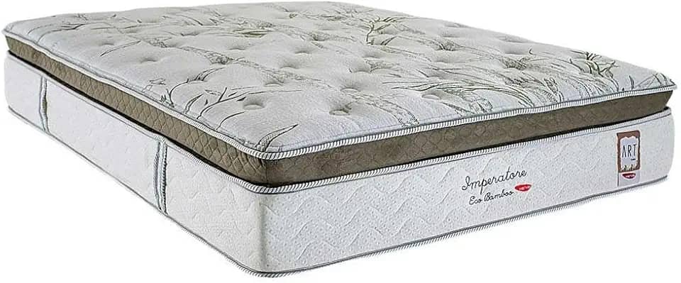 Colchão King Size Molas Ensacadas Imperatore Eco Bamboo 193x34x203 - Herval