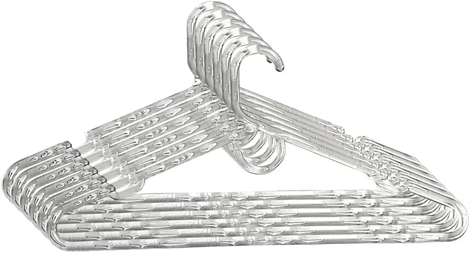 CABIDE SUPER RESISTENTE TRANSPARENTE KIT COM 6 UNIDADES POLICARBONATO ADULTO