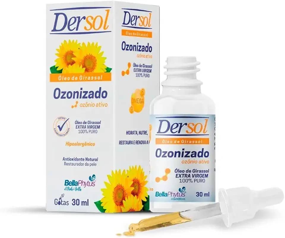 Óleo de Girssol Ozonizado 30ml BellaPhytus Dersol