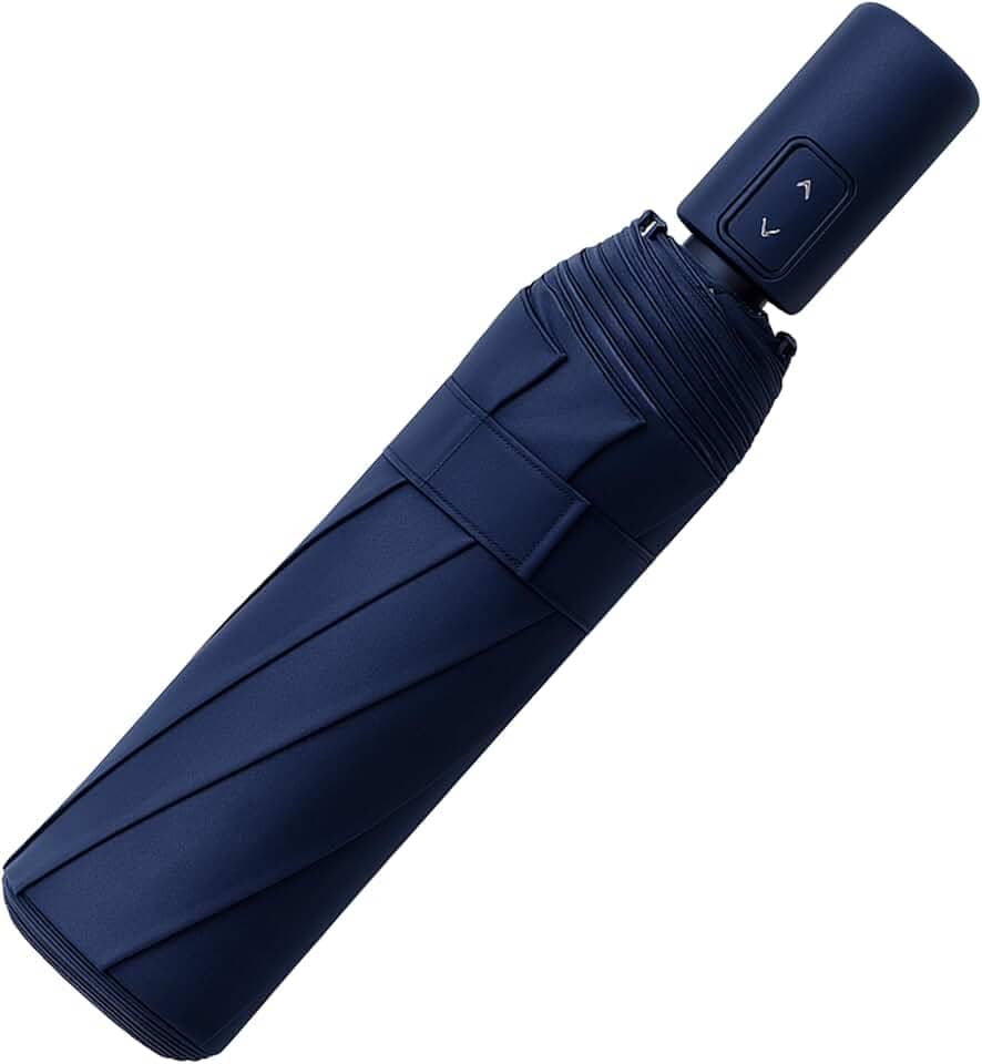 Guarda-Chuva Premium Dobrável com Cabo Premium – Abertura Automática 1 Clique, Antivento, Proteção UV, Impermeável, Elegante e Compacto para Qualquer Clima