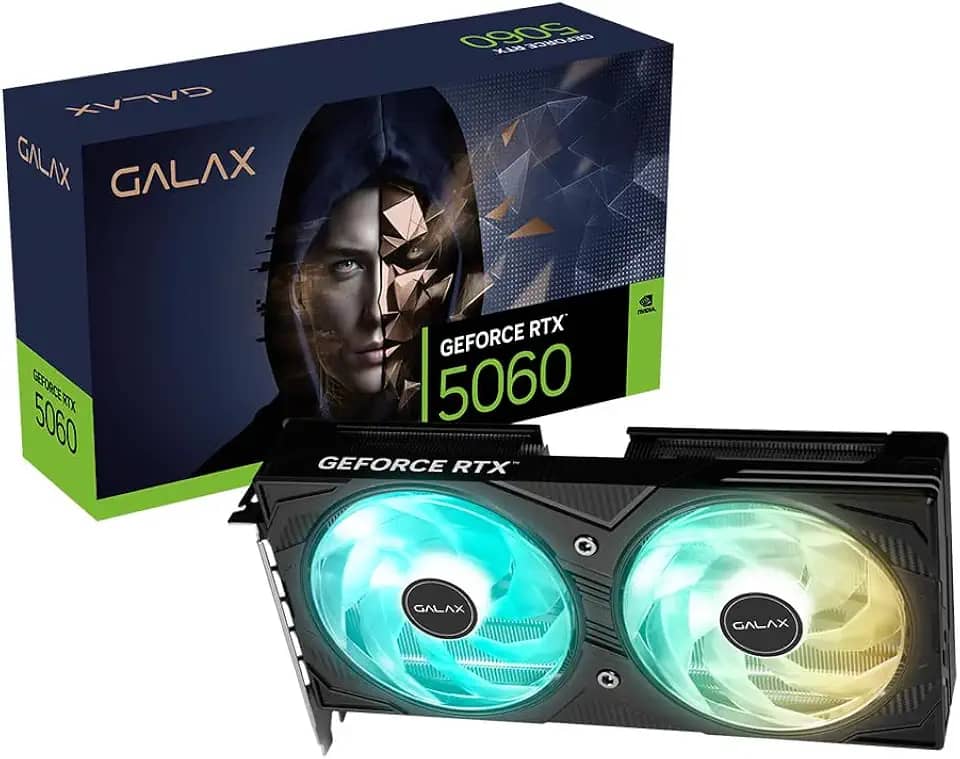 PLACA DE VIDEO NV RTX5060 EX 8GB BLACK GF 128BITS GDDR7 GALAX 56NSN8MDDAEX