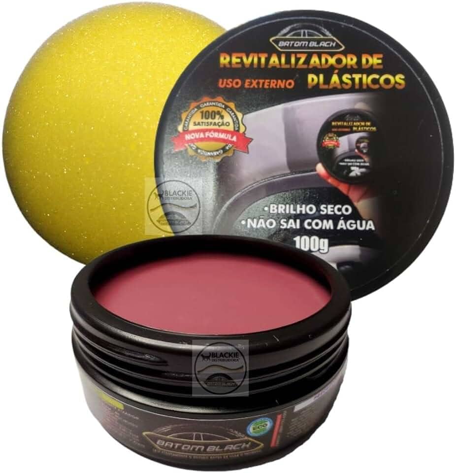 Cera Revitalizadora de Para-choque e Plásticos Com Carnaúba