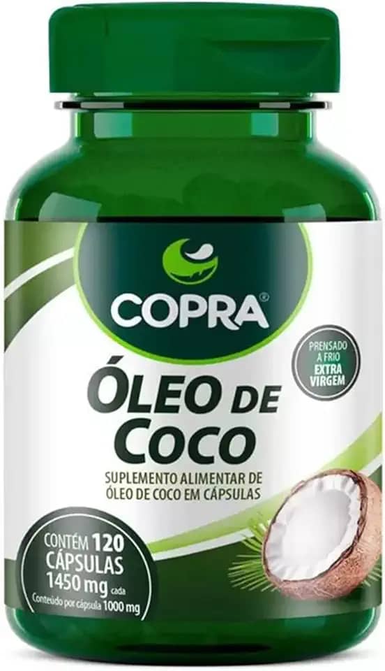 Óleo de Coco Extravirgem 120 cápsulas - Copra