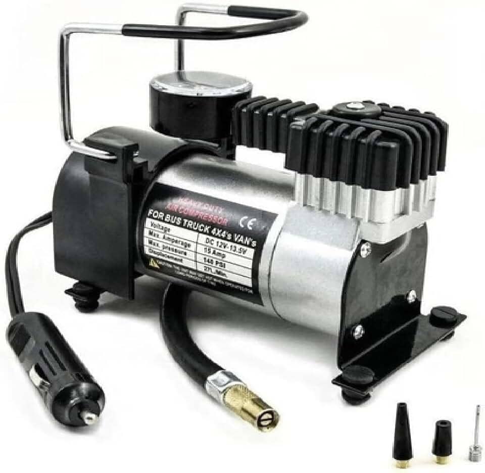 Mini Compressor De Ar Veicular Profissional Portátil 12v 150 PSI