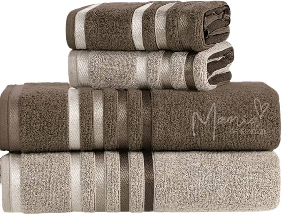 Jogo De Toalhas Banhão Karsten Lumina 4 Peças (Lunar)