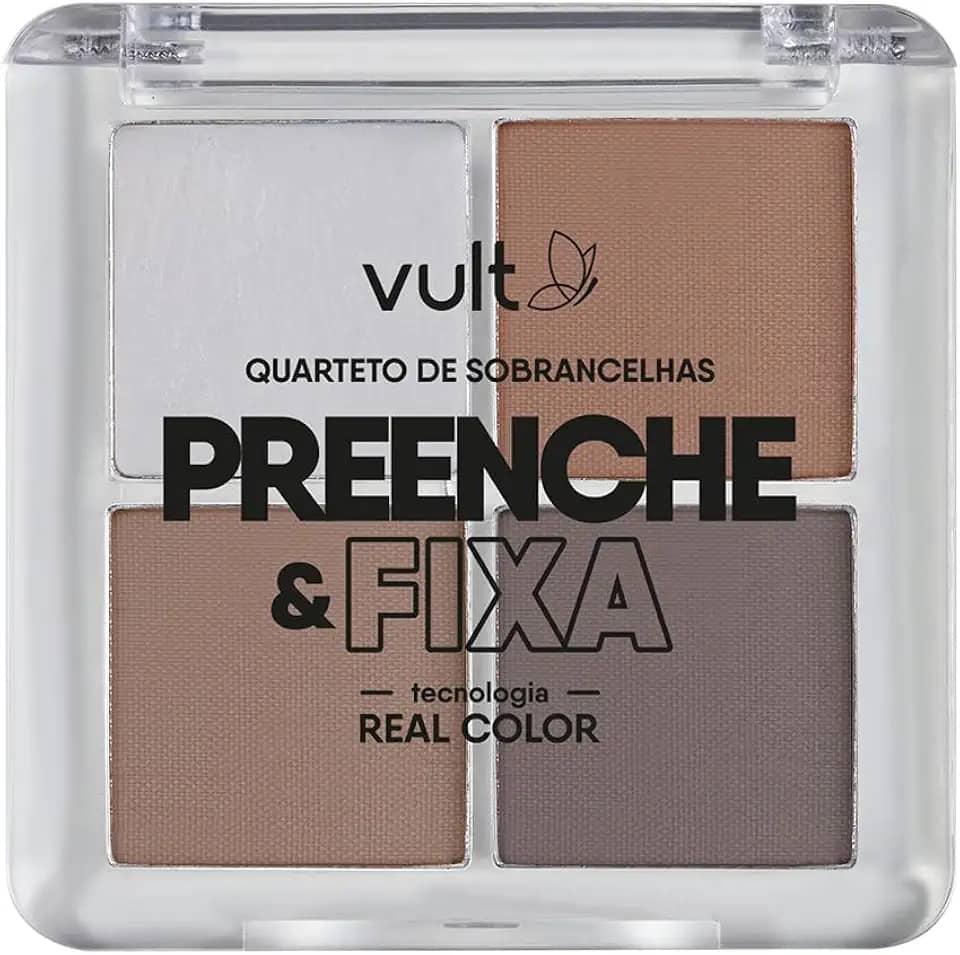 Vult Preenche & Fixa Quarteto de Sombras p/Sobrancelhas 5g