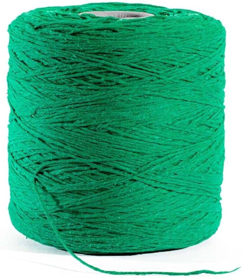 Barbante ou Linha para Crochê Colorido Nº 8 - Verde Bandeira