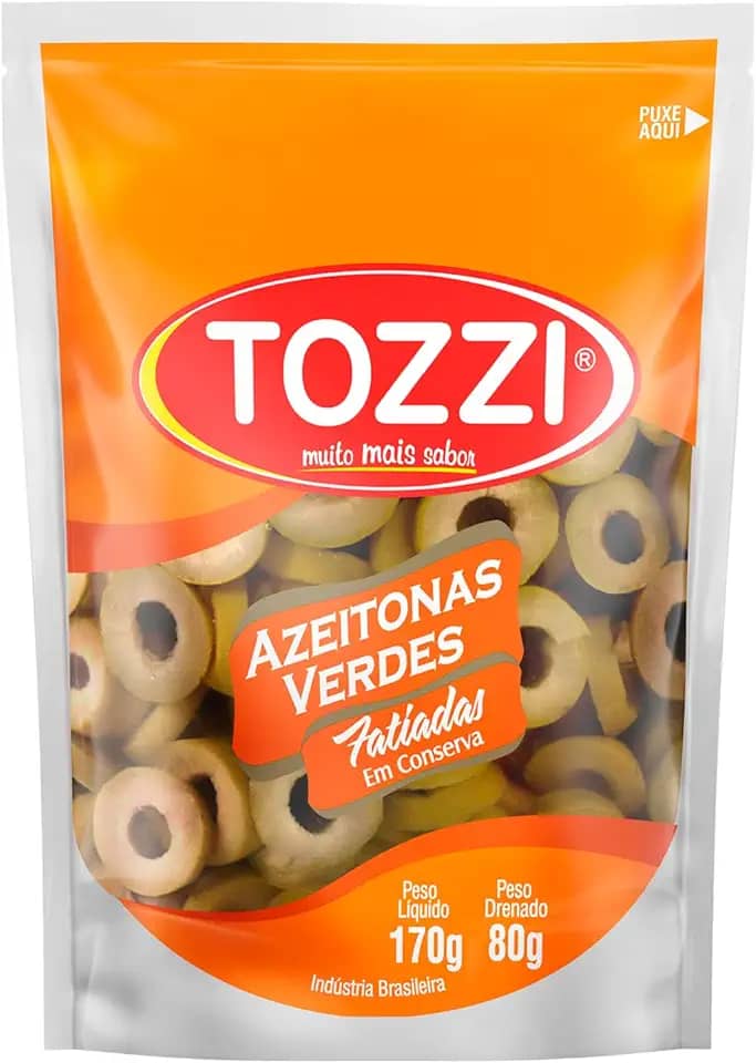 Tozzi Azeitona Verde Fatiada Sachet Pouch 80g