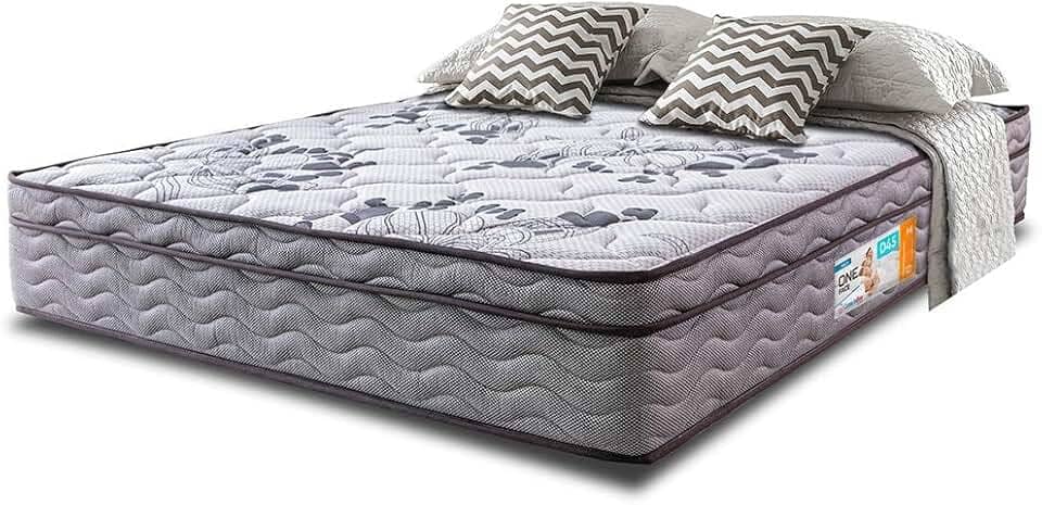 Colchão Queen Ortofirm 158x198x28 One Face Espuma D45 Cinza