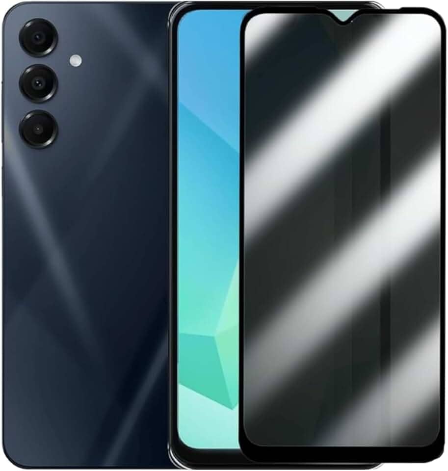 [GL CASES] Película Privacidade Samsung Galaxy A16 Anti Risco Privativa De Vidro Temperado 3D Proteção 9H Pelicula Samsung Galaxy A16 Anti Espião Cobertura Total Da Tela + Kit Limpeza Para Aplicação