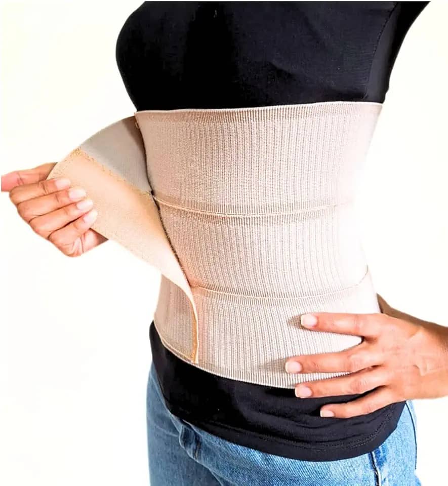 Cinta Abdominal Pós Cirúrgica Lipo/Bariátrica Hérnia 3 Gomos/Paineis (P/M)