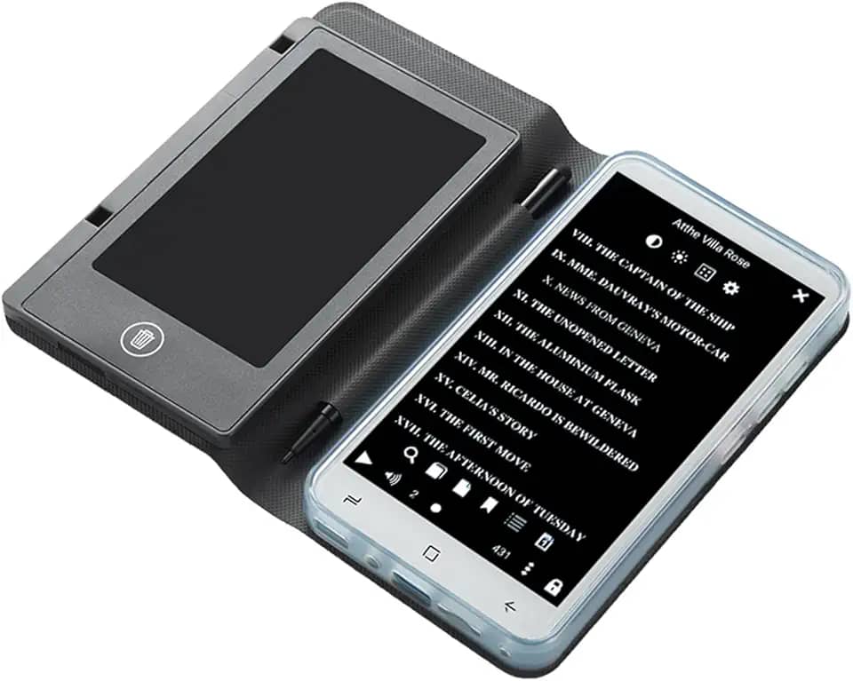 VBESTLIFE Leitor de Livros Eletrônicos, Tela HD de 5 Polegadas, Memória de 1 e 8 GB, Wifi Bluetooth, e -book Reader Suporte Ao Vídeo de Som Multifuncional, para Android 5.1