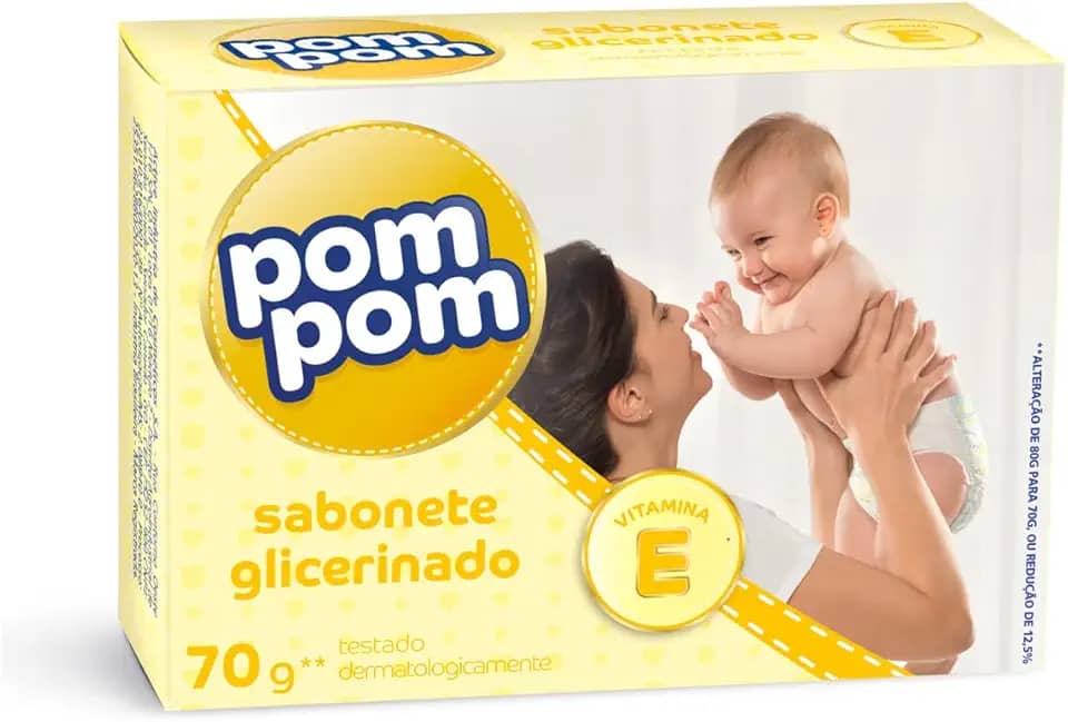 Sabonete Pom Pom Glicerinado 70G