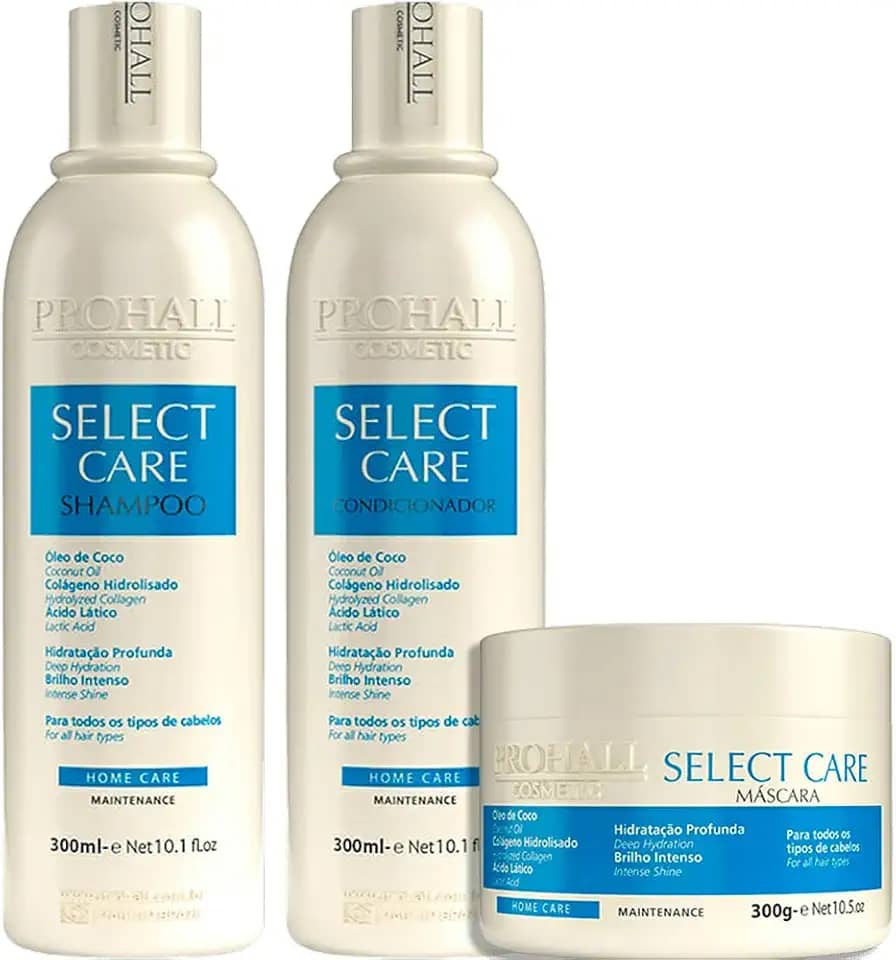 Prohall Select Care - Kit Manutenção Pós Progressiva Trio (3 Produtos)