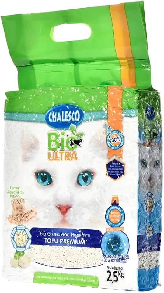 Chalesco Areia Higiênica Granulado Bio Ultra Premium 2,5 kg