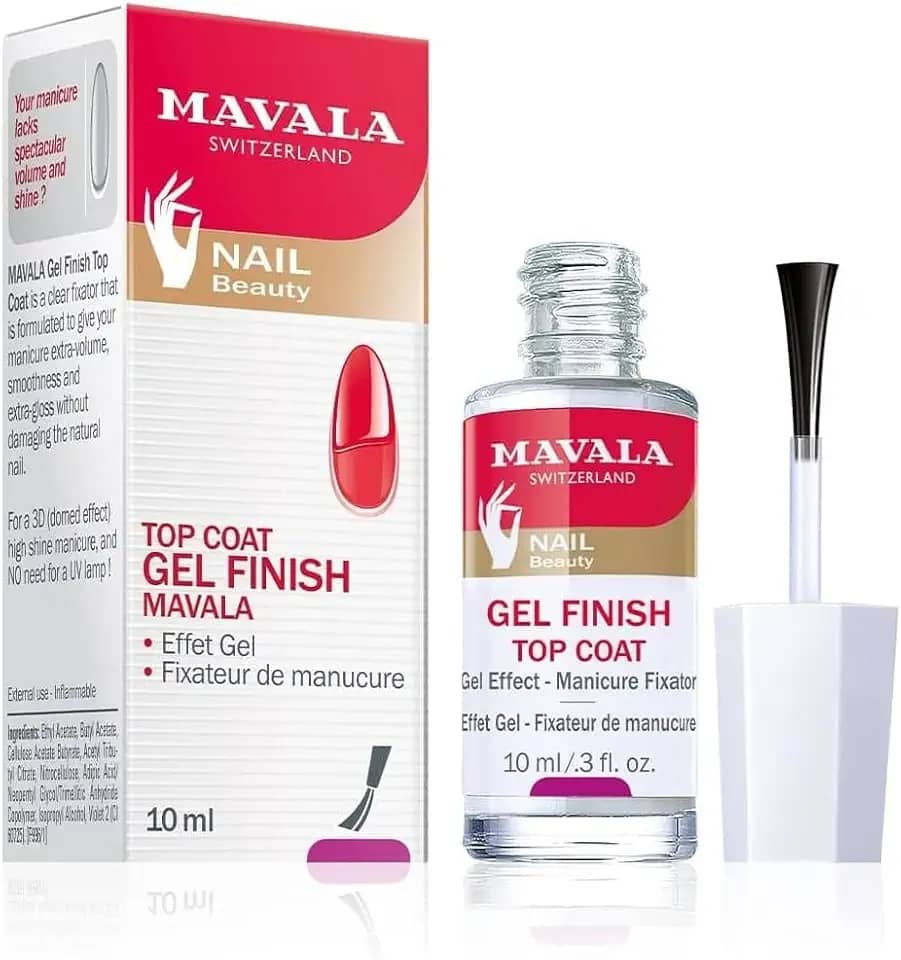 Mavala gel finish top coat - finalizador efeito gel 10ml