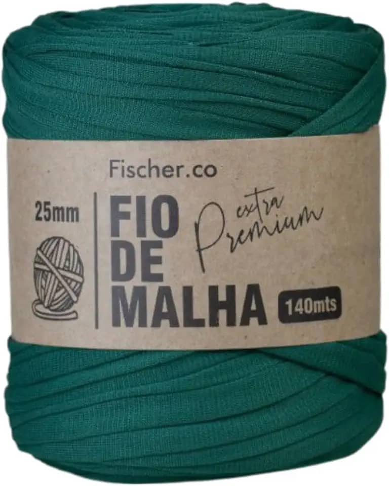 Fio de Malha Fischer Extra Premium - 140m - 270g - Esmeralda 64