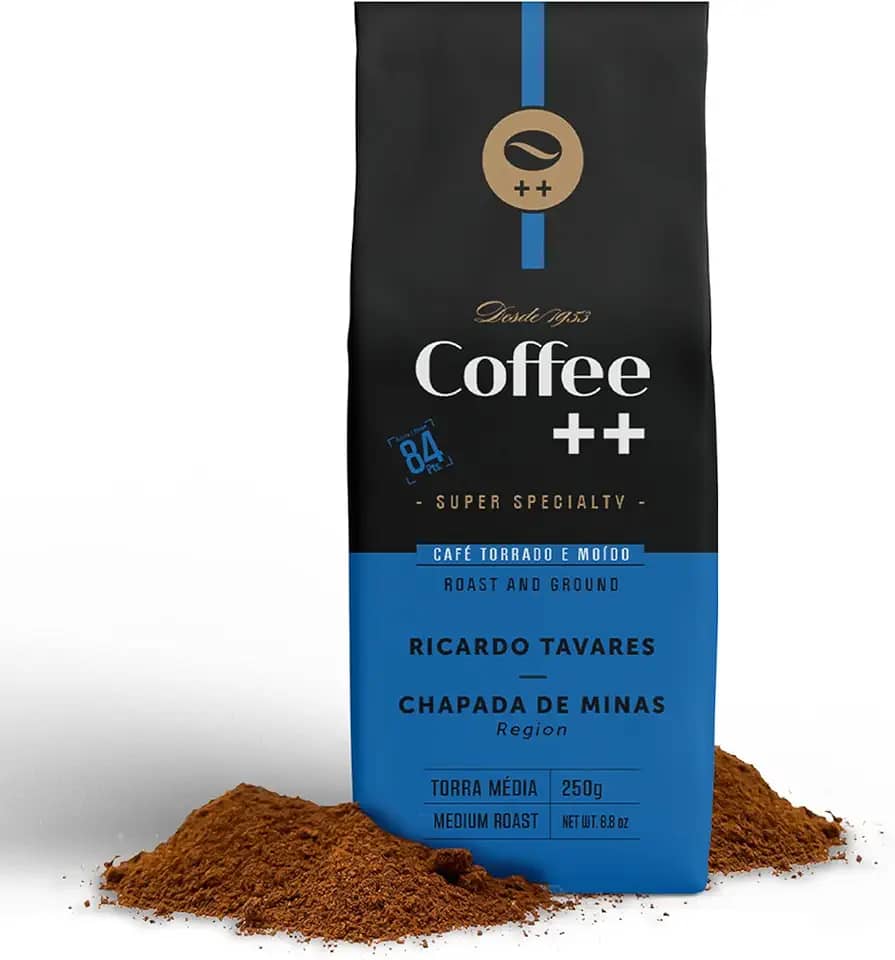 Coffee Mais │Café Super Especial Torrado e Moído│ Ricardo Tavares - Chapada de Minas │100% Arábica │Torra Média | 250g