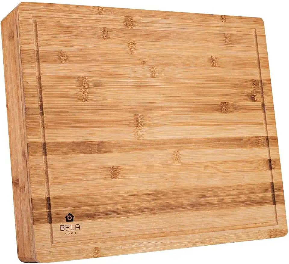 Tabua De Corte Para Bancada Em Bambu 45 x 38 x 8cm Bela Home