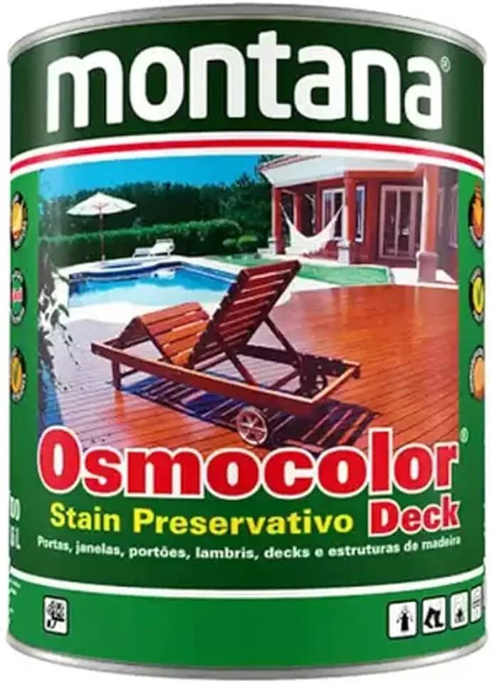 Osmocolor Montana Stain Castanho Uv Deck Madeira 900ml