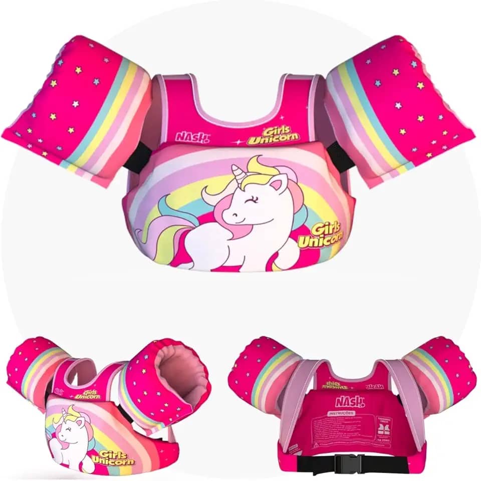 Nash Boia Infantil com Colete Salva Vidas