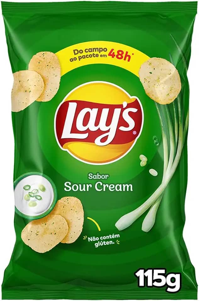 Batata Frita Lisa Creme De Cebola Lays 115G