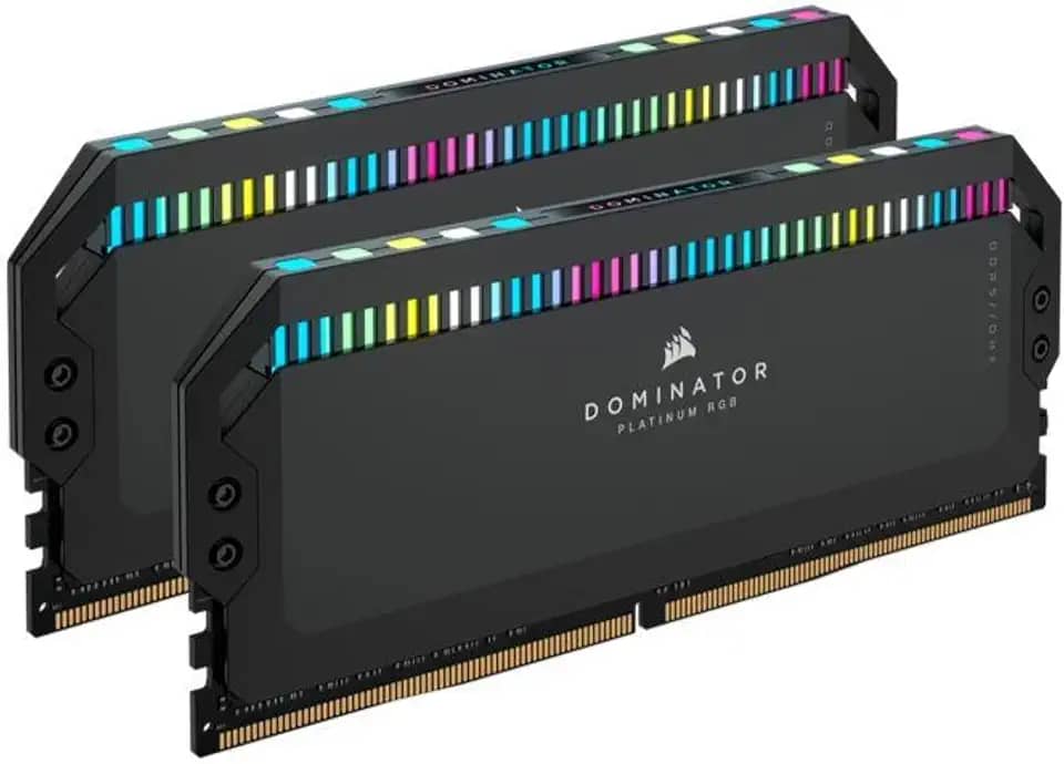 Memória Corsair Dominator Platinum RGB - 32GB (2x16GB), DDR5, 5200Mhz, C40, Preto - CMT32GX5M2B5200C40