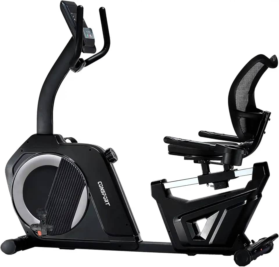 Bicicleta Horizontal Prime HP2000 Connect Bluetooth Magnética 8 Níveis Consport