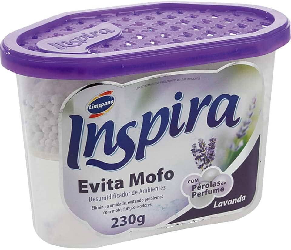 Limppano Evita Mofo Desumidificador Inspira 180G - Fragância: Lavanda