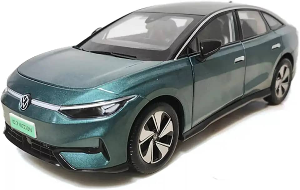 Miniatura Carro Sedan Vw Volkswagen ID7 Vizzion (2023) Escala 1/18 - Verde