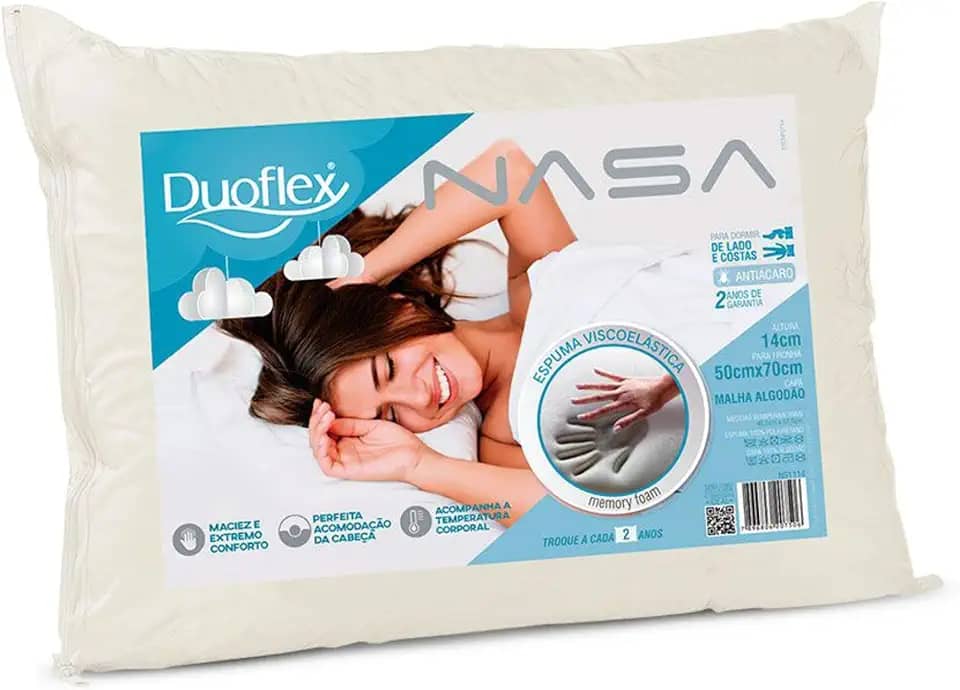 Travesseiro Nasa NS1114 Viscoelastico Duoflex