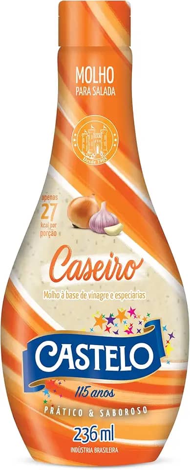 Castelo Molho P/ Salada Caseiro (236 Ml) Sabor 236 Ml