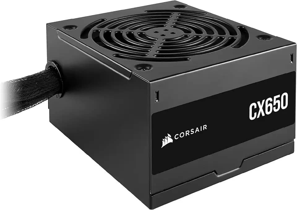 CORSAIR CX650 80 Plus Bronze Não Modular Baixo Ruído ATX 650 Watt Fonte de Alimentação - NA - Preto