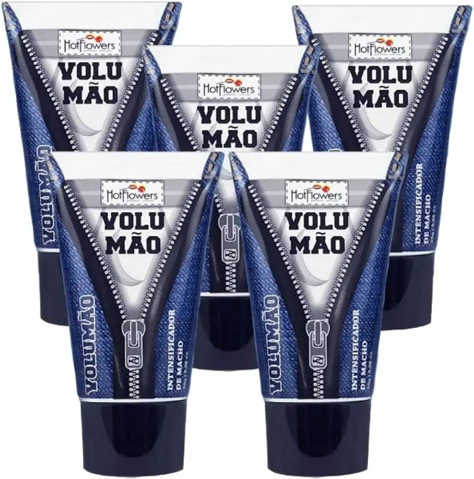 Volumão Gel Intensificador Masculino 25g - Kit 5un