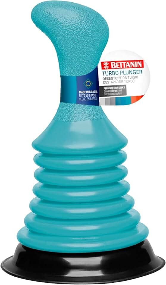Desentupidor Turbo, Cor Tiffany, Turbo Plunger Bettanin - Cores variadas