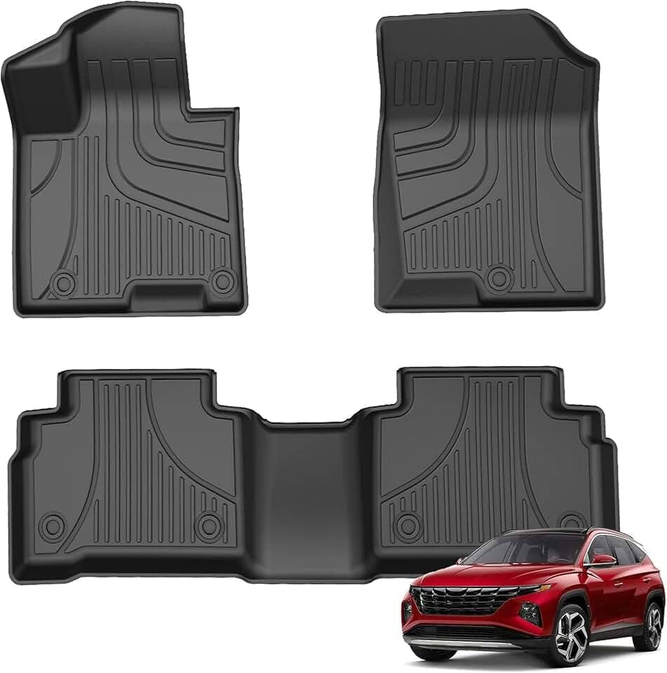 Tapetes personalizados para Hyundai Tucson 2022-2026 (não serve para PHEV) TPE para todos os climas para acessórios híbridos Tucson/Tucson preto 2026 2025 2024 2023 2022
