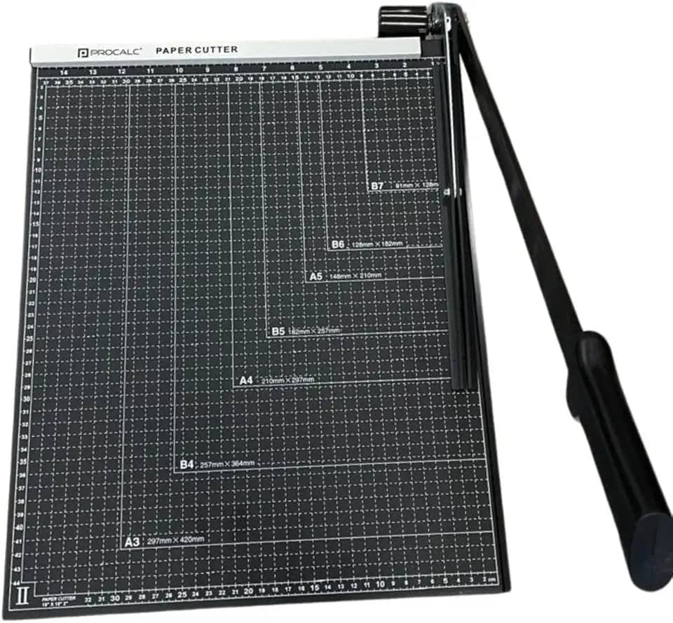Guilhotina Cortadeira, Procalc, A3, para 10 Folhas, com Trava