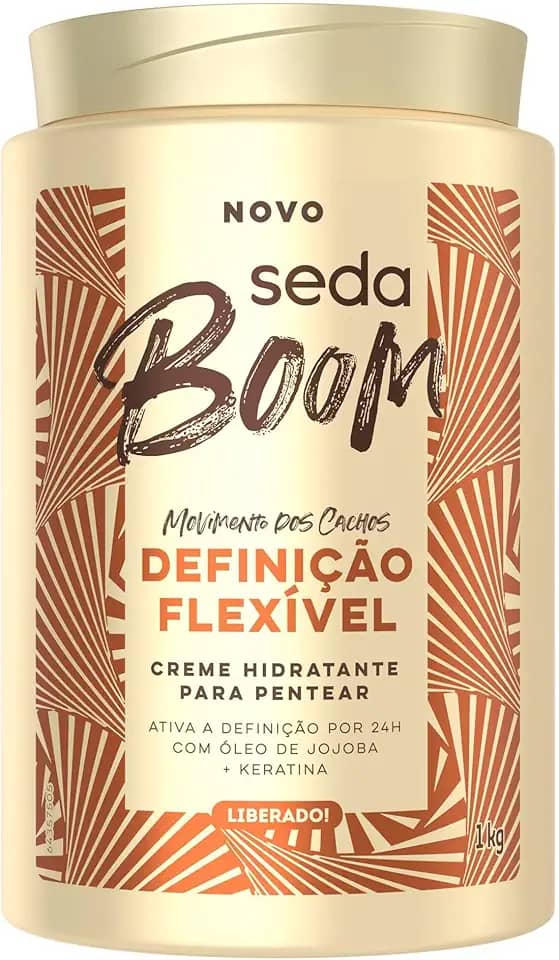 Seda Creme para Pentear Boom Definição Flexível 1 kg