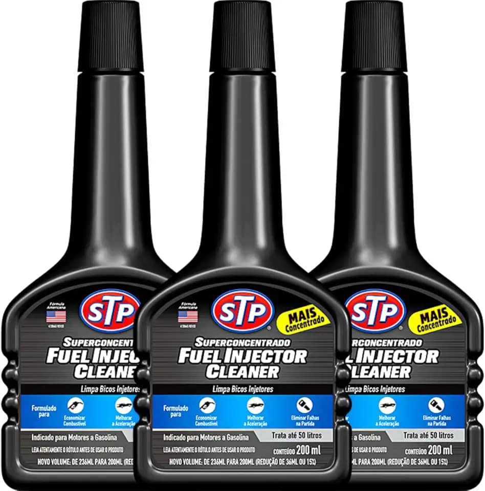 Kit 3 Aditivo Stp Fuel Injector Cleaner - Super Concentrado Aditivo Para Gasolina