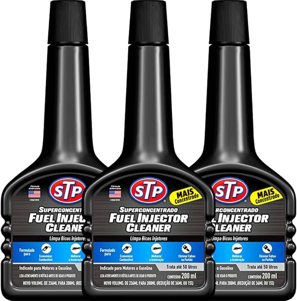 Kit 3 Aditivo Stp Fuel Injector Cleaner - Super Concentrado Aditivo Para Gasolina